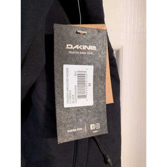 Dakine Cruiser Insulated Hoodie Unisex Medium Black Full-Zip Winter NWT - Picture 4 of 5